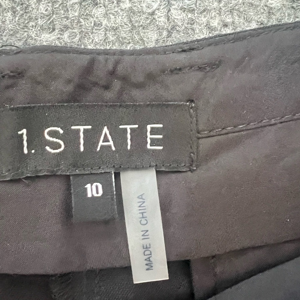 1. State Women's High Waist Black Shorts - Picture 13 of 14